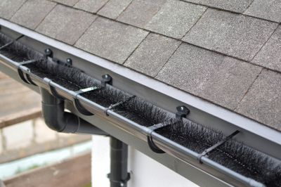 Gutter Cover System in Place
